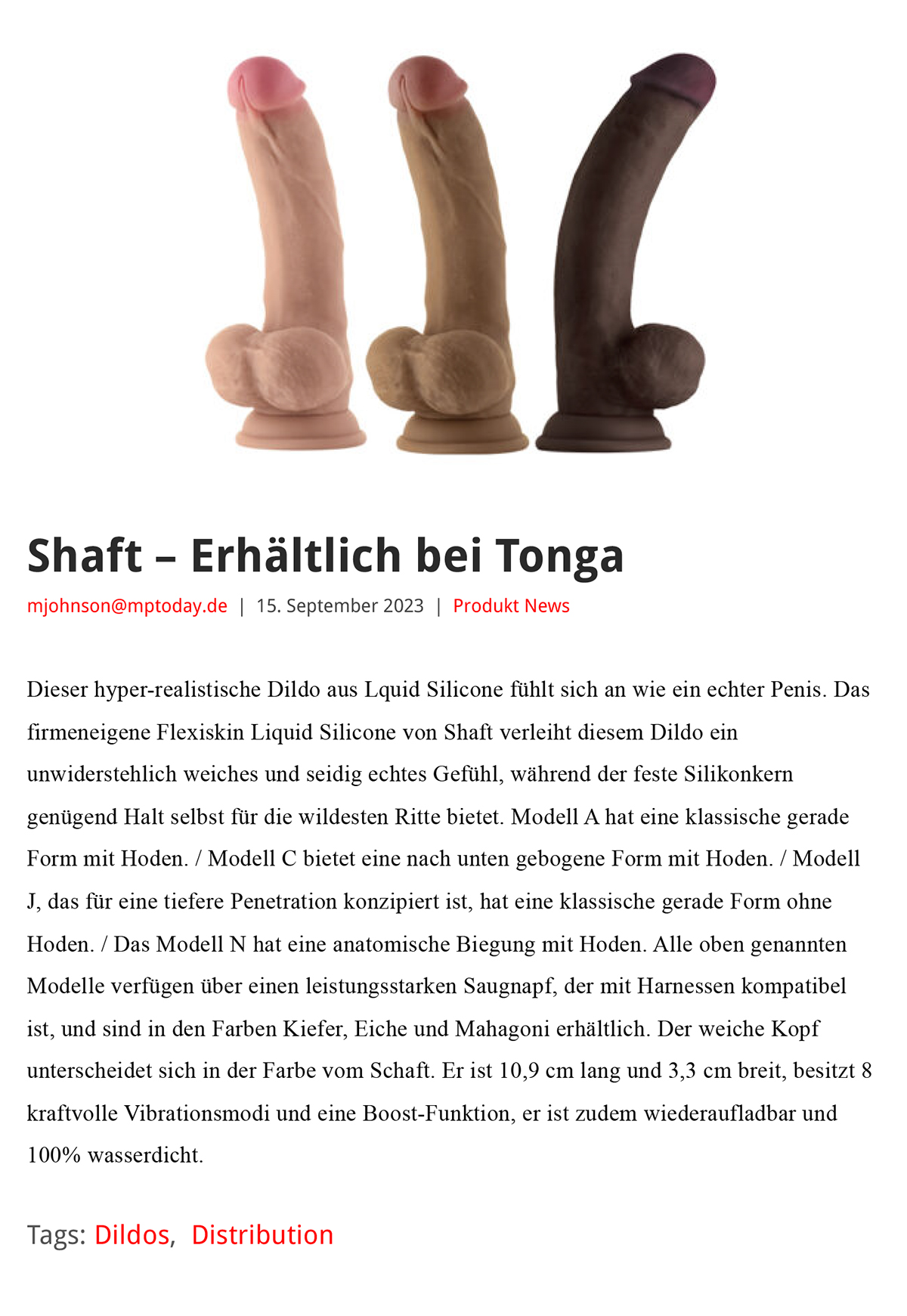 2023-09 eLine Online - Shaft – Erhältlich bei Tonga
